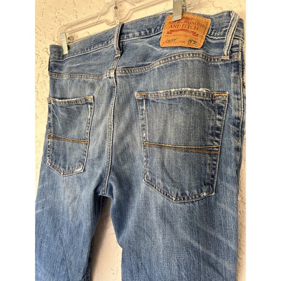 Vintage Abercrombie & Fitch - Handcrafted - Distressed Slim Low Rise Jeans-32x32 - Picture 10 of 16